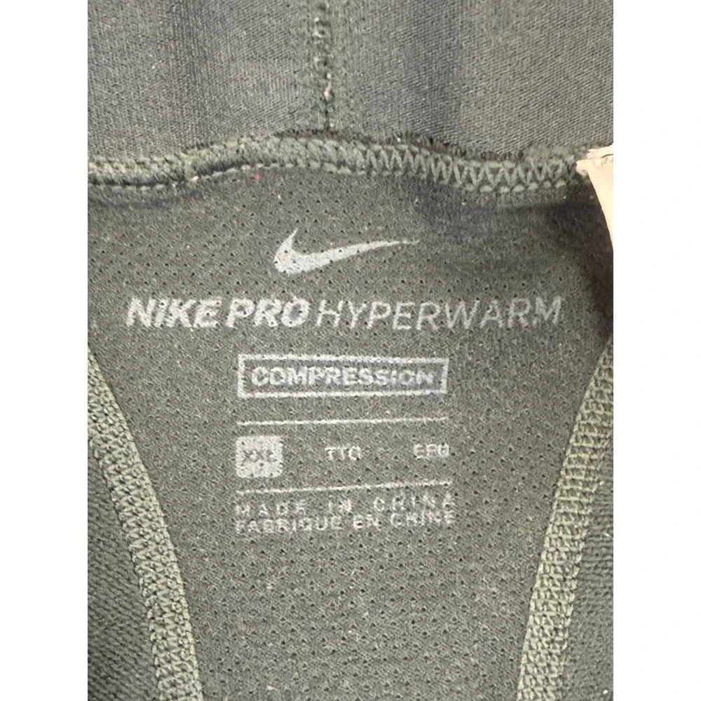 Nike Pro Hyperwarm Mens 2XL Compression Tights Insulated‎ Green 810383-364